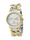 Runway Womens Watch 37mm Battery Chronograph with Stainless Steel Bracelet