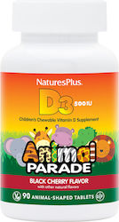 Nature's Plus Βιταμίνη D3 90 Μασώμενες Ταμπλέτες