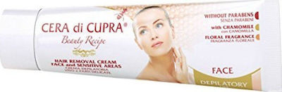 Cera di Cupra Hair Removal Face & Body Cream Suitable for All Skin Types with Χαμομήλι & Κερί Μελισσών 50ml