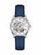 Hamilton Jazzmaster Γυναικείο Ρολόι Αυτόματο με Μπλε Δερμάτινο Λουράκι
