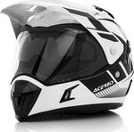 Acerbis Active Graffix White/Black Motorradhelm Ein-Aus ECE 22.05 1600gr 21661.237