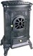 Agorastos ΟΜ 100 Gusseisen Holzofen 13kW Schwarz