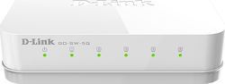 D-Link GO-SW-5G Unverwaltet L2 Switch mit 5 Ports Gigabit (1Gbps) Ethernet