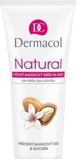 Dermacol Natural Ενυδατική Κρέμα Χεριών & Νυχιών Almond 100ml