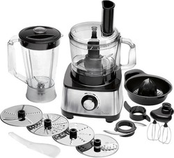 Profi Cook PC-KM1063 Multifunctional Food Processor 1200W with Pot 1.75lt and Jug Blender Silver