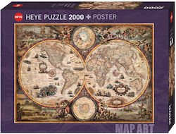 Puzzle Hartă A Lumii Vechi 2D 2000 Piese Puzzle Hartă A Lumii Vechi 2D 2000 Piese