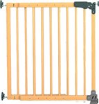 Reer Basic Simple Lock Wooden Safety Gates Brown 106cm