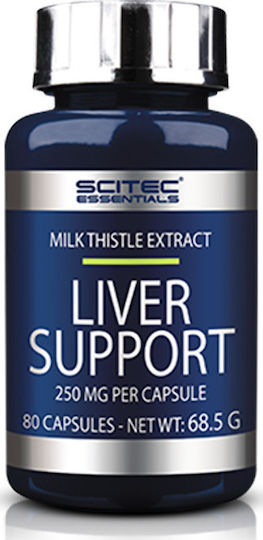 Scitec Nutrition Liver Support 250mg Alte Suplimente Alimentare 80 Capsule
