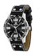 Marea Watch with Black Leather Strap 35251-01