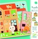 Holz Kinder Steckpuzzle Το Σπίτι του Λαγού für 1+ Jahre 12pcs Djeco