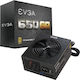 EVGA 650 GQ Ver.2.0 650W Μαύρο Τροφοδοτικό Υπολογιστή Semi Modular 80 Plus Gold