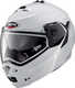 Caberg Duke Flip-Up Helmet with Pinlock and Sun Visor ECE 22.05 1550gr Metal White CAB000KRA373