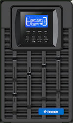 Tescom NeoLine Plus 1101 ST UPS On-Line 1000VA 900W with 3 Schuko Power Plugs
