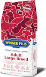 Winner Plus Adult Large 18kg Dry Food for Adult Dogs of Large Breeds with Corn, Chicken and Rice