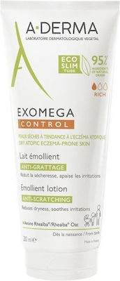 A-Derma Exomega Emollient Lotion Hidratantă Loțiune Regenerantă pentru Piele Uscată 200ml