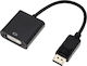 Convertor DisplayPort Masculin în DVI-D Feminin 18221 1 Bucată