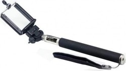 Braun Phototechnik Fun Selfie Stick with 3.5mm Cable Black