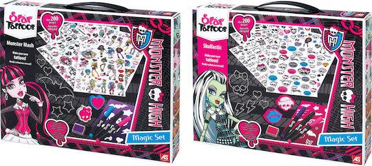 AS Monster High Star Tattoos Magic Set - 2 Designs Kinder Tattoos