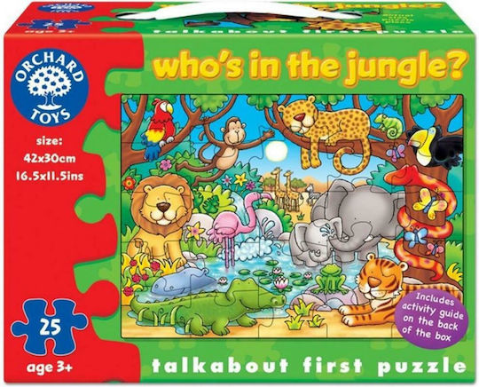 Παιδικό Puzzle Who's in the Jungle? για 3+ Ετών 25pcs Orchard