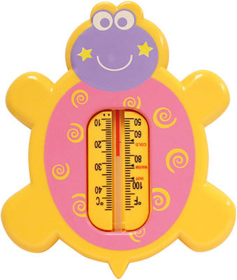 Lorelli Αναλογικό Θερμόμετρο Μπάνιου Turtle 10°C έως 40°C Πορτοκαλί
