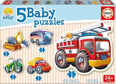 Holz Kinderpuzzle Baby Vehicles für 2++ Jahre 19pcs Educa