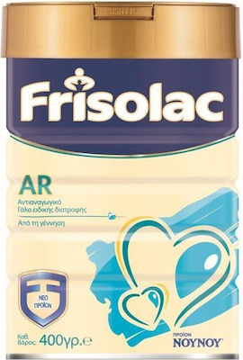 ΝΟΥΝΟΥ Anti-Reflux Milchnahrung Frisolac AR für 0m+ 400gr