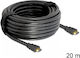 DeLock HDMI 1.4 Hochgeschwindigkeits 1080p 120Hz Kabel HDMI-Stecker - HDMI-Stecker 20m Schwarz