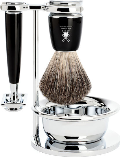 Muhle Shaving Set with Badger Hair Bristles 21mm Black S81M226SSR