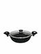 Ballarini Bologna Granitium Saute Pan Made of Aluminum with Lid with Stone Coating 28cm