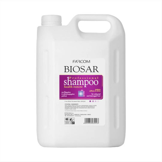 Farcom Biosar Health Restore Shampoos für Beschädigt Haare 3500ml