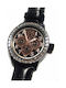 Oxette Watch with Black Leather Strap 11x06-00241