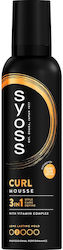 Syoss Curl Control Αφρός Μαλλιών Μπούκλες 250ml Syoss Curl Control Αφρός Μαλλιών Μπούκλες 250ml