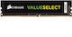 Corsair Value Select 16GB DDR4 RAM с Скорост 2133 за Настолен Компютър