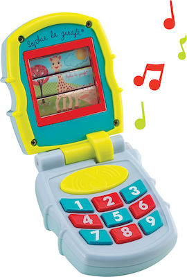 Sophie La Girafe Telefonspielzeug Sophie Phone mit Musik für 3++ Monate Grau