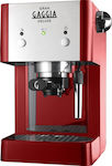 Gaggia Gran Deluxe RI8425/22 Automatic Espresso Machine 950W Pressure 15bar Red