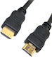 HDMI 1.4 High Speed 1080p 120Hz Кабел HDMI Мъжки - HDMI Мъжки 3м Черен