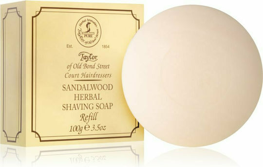 Taylor of Old Bond Street Sandalwood Herbal Σαπούνι Ξυρίσματος Refill 100gr