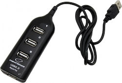 Esperanza EA116 USB Hub 4 Θυρών (USB-A) EA116B