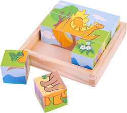 Holz Kinderpuzzle Dinosaurier für 1+ Jahre 9pcs Big Jigs