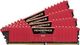 Corsair Vengeance LPX 16GB DDR4 RAM με 4 Modules (4x4GB) και Ταχύτητα 3200 για Desktop