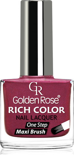 Golden Rose Rich Color Glazed Pearl Nail Polish Red 22 10.5ml