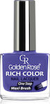 Golden Rose Rich Color Gloss Βερνίκι Νυχιών Μπλε 16 10.5ml