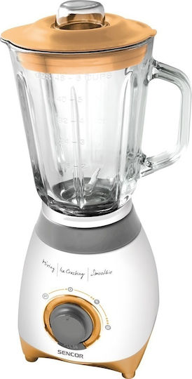 Sencor Blender with Glass Jug 1.5lt 500W Orange