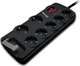 AEG PDU-GE7 7-Outlet Power Strip with Surge Protection Black