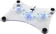 Esperanza Levanter Cooling Pad για Laptop έως 15.6" με 3 Ανεμιστήρες και Φωτισμό Λευκό