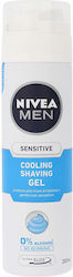 Nivea Men Sensitive Cooling Gel Ξυρίσματος για Ευαίσθητες Επιδερμίδες 200ml