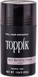 Toppik Hair Building Fibers with Keratin Hair Building Fibers Regular Gray 12gr