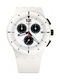 Swatch Why Again Watch Chronograph with White Rubber Strap