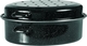 Homestyle Dutch Oven Oval Made of Aluminum with Grill 45x35cm 1pcs
