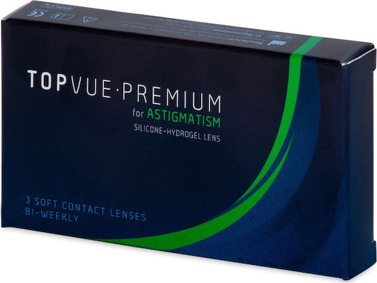 TopVue Premium 3 2 Week Astigmatic Contact Lenses Silicone Hydrogel